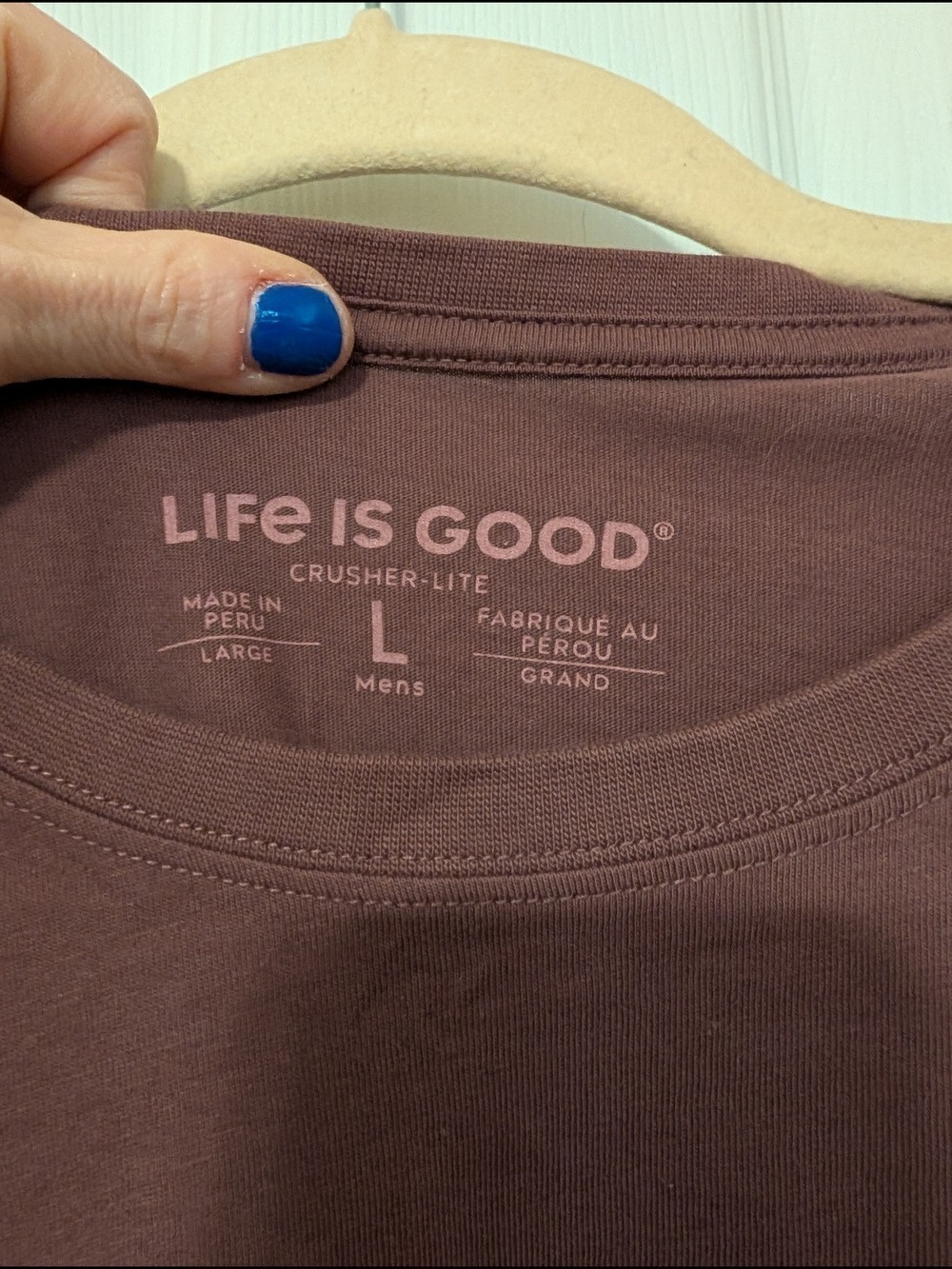 Life Is Good Brown Grateful Dude Graphic Tee L XL - Picture 4 of 4